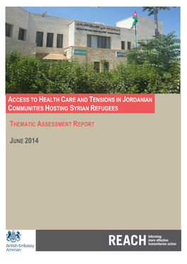 Access to Health Care and Tensions in Jordanian Communities Hosting Syrian Refugees