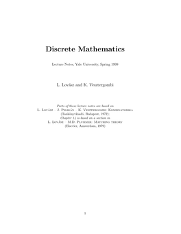 Discrete Mathematics