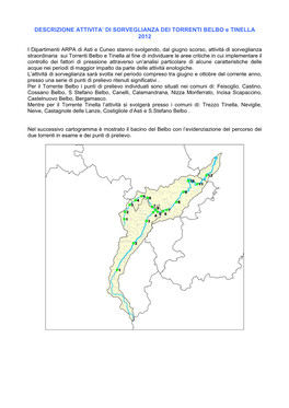 Descrizione Attività Belbo 09-2012