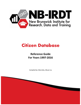 Citizen Database Reference Guide