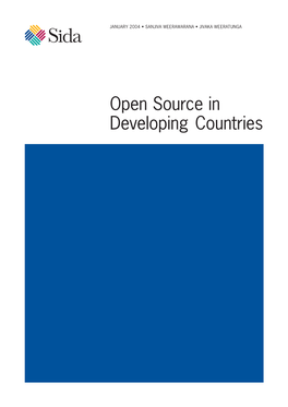 Open Source in Developing Countries