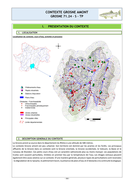 Grosne 71.24 – S ‐ Tp Contexte Grosne Amont Grosne 71.24 – S - Tp