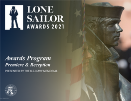 2021 Lone Sailor Awards Program Premiere & Reception HONORING Drew Carey Barry C