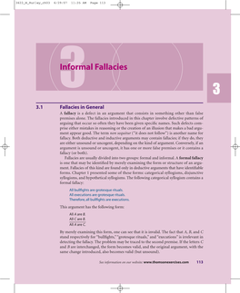 3Informal Fallacies 3