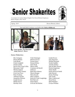 Senior Shakerites