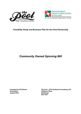 Community Owned Spinning Mill