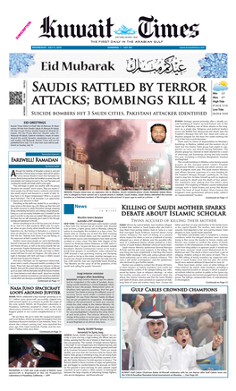 Saudis Rattled by Terror Attacks; Bombings Kill 4