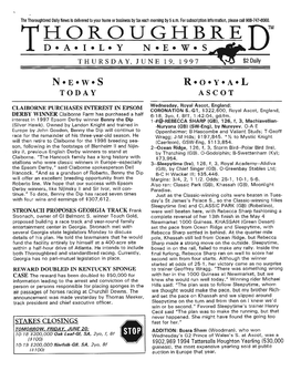 I~~UN~~~RE DM THURSDAY, JUNE 19, 1997 $2 Daily