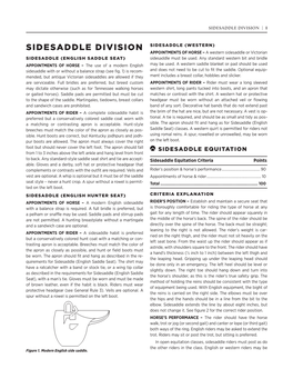 Sidesaddle Division | 1