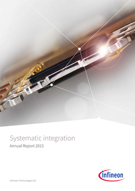 Systematic Integration Infineon Technologies AG Infineon at a Glance