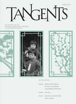 Tangents, the Journal of the Stanford Program at Stanford University