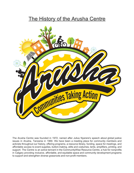 The History of the Arusha Centre