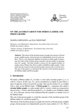 On the Jacobian Group for Möbius Ladder and Prism Graphs