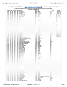 Quiz Para 17