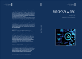 Europoseł W Sieci Europos M a Łgorz E Ł Wsi a T a F a Łkowsk Agni E a Szk - E Wa a Ci