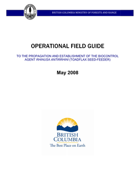 Operational Field Guide