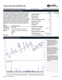 Henry Boot Plc (BOOT:LN)