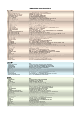 Grand Contest Outlet Participants List