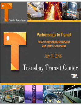 Transit Oriented Development