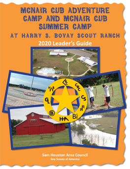 Mcnair Cub Adventure Camp and Mcnair Cub Summer Camp at Harry S