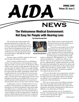 The Vietnamese Medical Environment: Not Easy for People with Hearing Loss by Duong Phuong Hanh