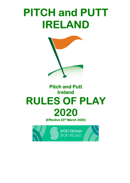 PITCH and PUTT IRELAND