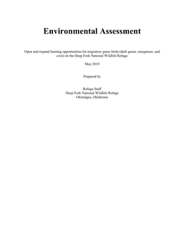 Draft Environmental Assessment