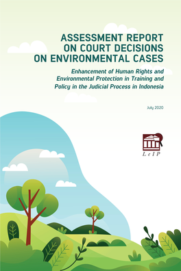 Assessment Report on Court Decisions on Environmental