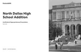 North Dallas High School Addition