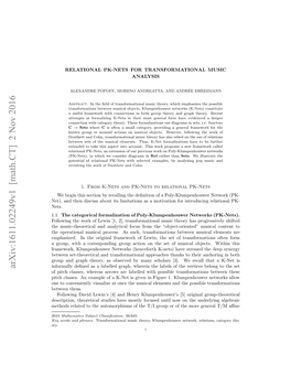 Arxiv:1611.02249V1 [Math.CT] 2 Nov 2016