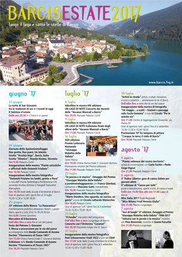 Programma Barcis Estate