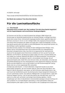 Für Die Laminattanzfläche