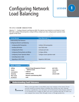 Configuring Network Load Balancing