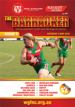 WGFNC Barracker Round 5, 2019