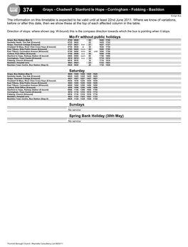 Timetable Book