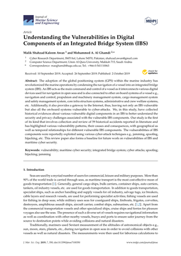 Understanding the Vulnerabilities in Digital Components of an Integrated Bridge System (IBS)