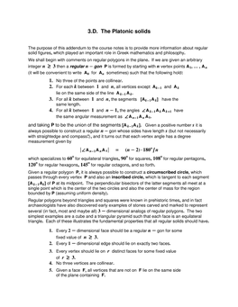 3.D. the Platonic Solids of R ≥ 3