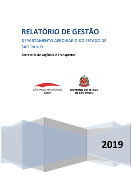 Relatório De Gestão DAESP