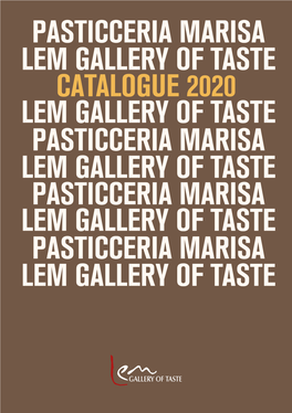 CATALOGUE 2020 Table of Contents