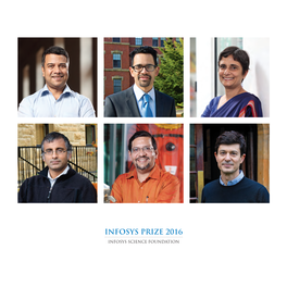 Infosys Prize 2016