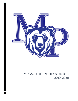 Mpgs Student Handbook 2019-2020