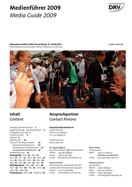 Medienführer 2009 Media Guide 2009