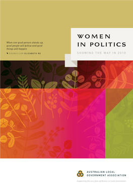 Women in Politics: Good People Should Stand up WOMEN in POLITICS