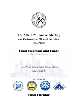 The 29Th SOMP Annual Meeting Final