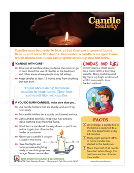 Candle Safety Tips