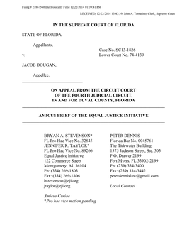 Amicus Curiae Initial Brief