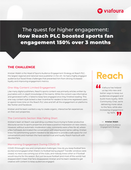 How Reach PLC Boosted Sports Fan Engagement 150% Over 3 Months