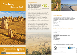 Nambung National Park Visitor Guide