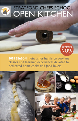 2018 SEASON | Join Us for Hands-On Cooking Classes and Learning