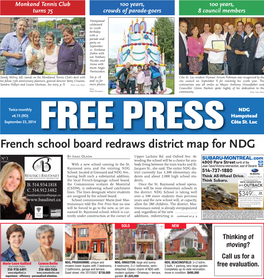 French School Board Redraws District Map for NDG